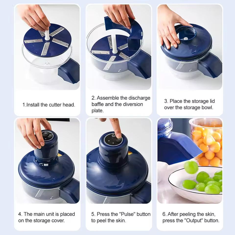 Wireless Portable Fruit Peeling Machine