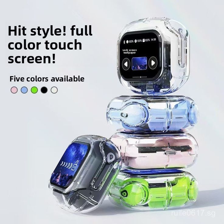 Airmax Transparent Touch Screen Earbuds