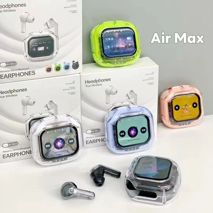 Airmax Transparent Touch Screen Earbuds